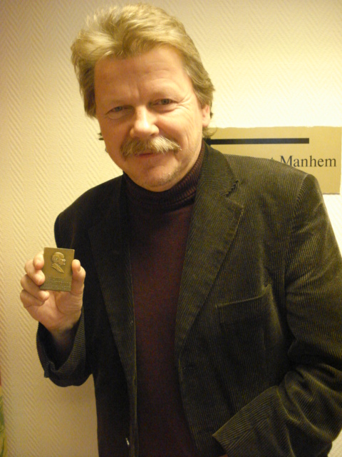 Göran Andersson, 60, erhöll  Collijn-plaketten i brons